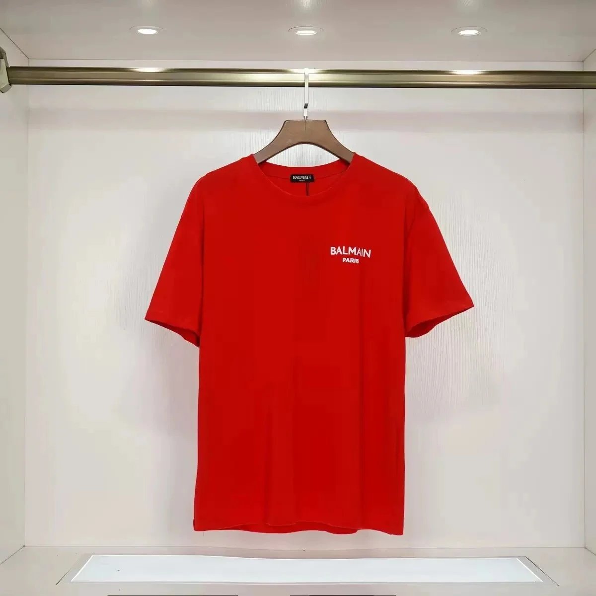 Balmain T-Shirts Short-sleeve logo-print crew-neck T-shirt product image