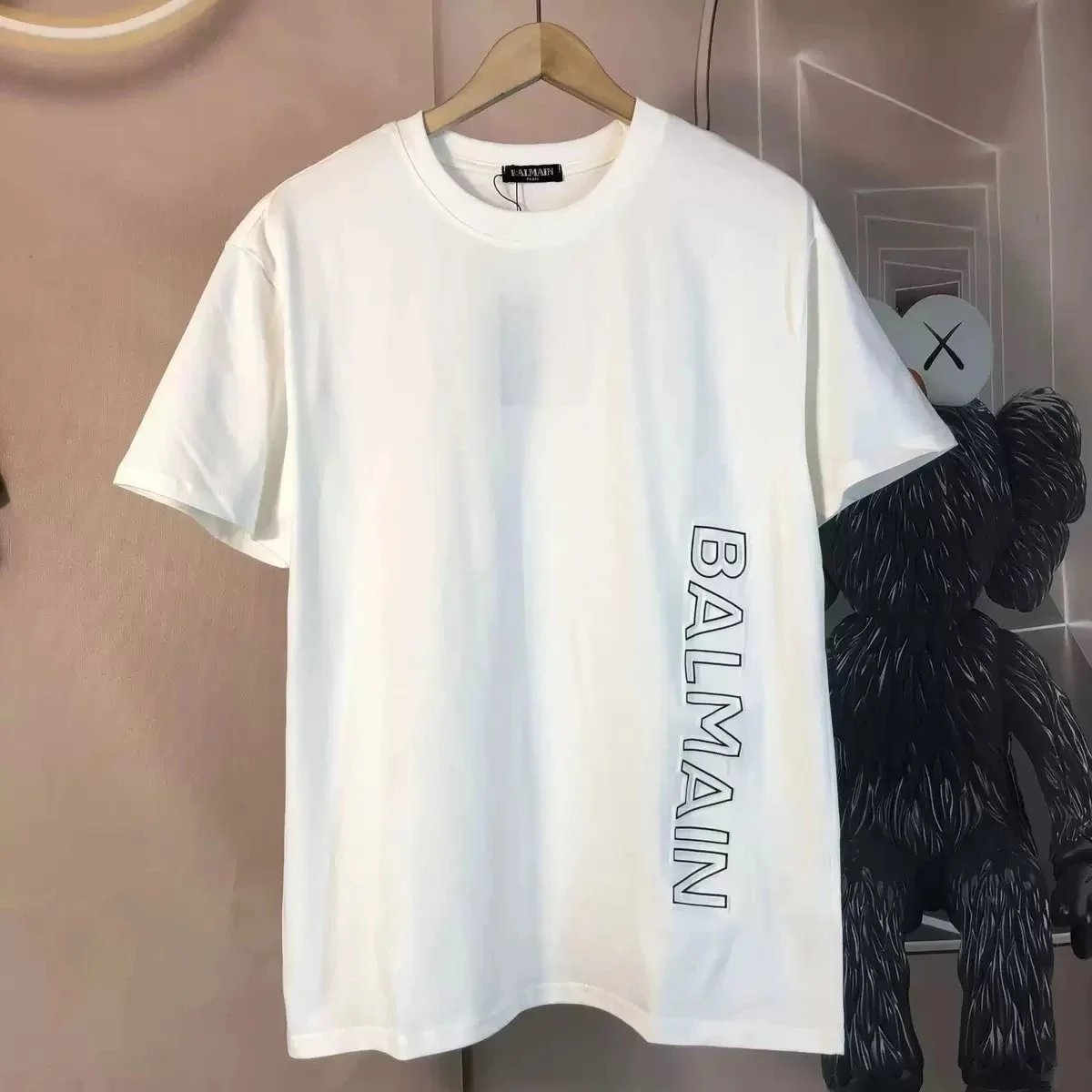 Balmain T-Shirts Short-sleeve logo-print crew-neck T-shirt product image