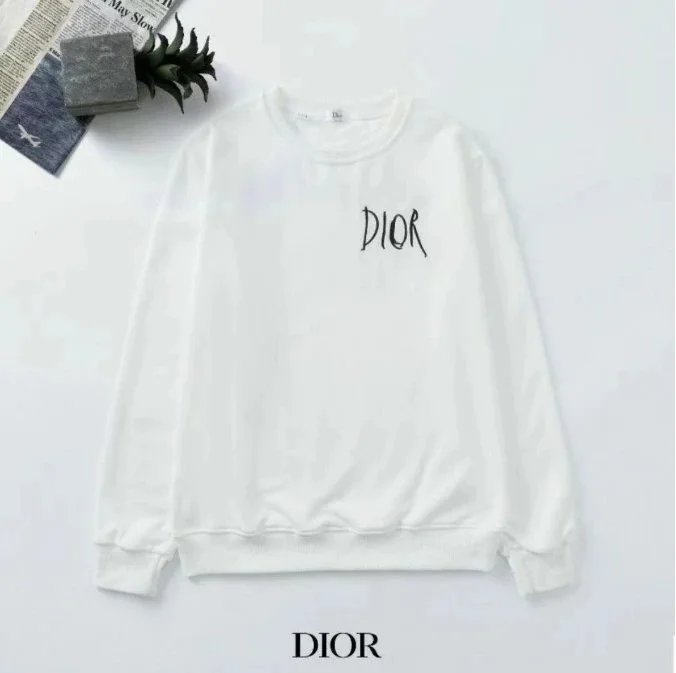 Dior Hoodies & Sweatshirts Hooded sweatshirt with CD logo or embossed monogram — 48
