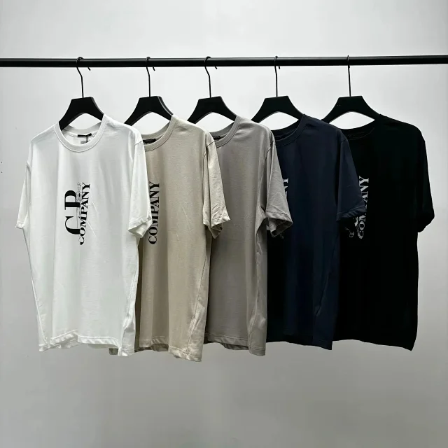 C.P. Company T-Shirts Lens Detail Crew Neck T-Shirt product detail image 4