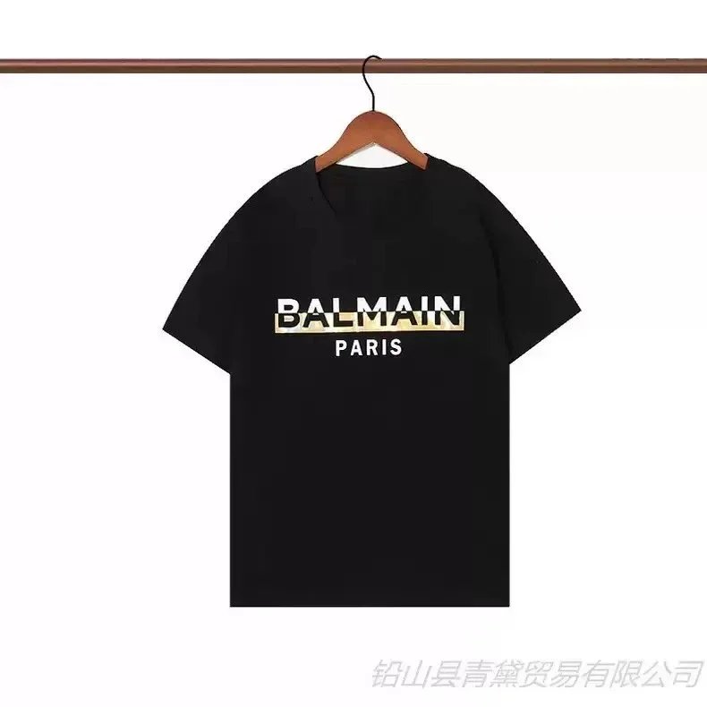 Balmain T-Shirts Short-sleeve logo-print crew-neck T-shirt product image