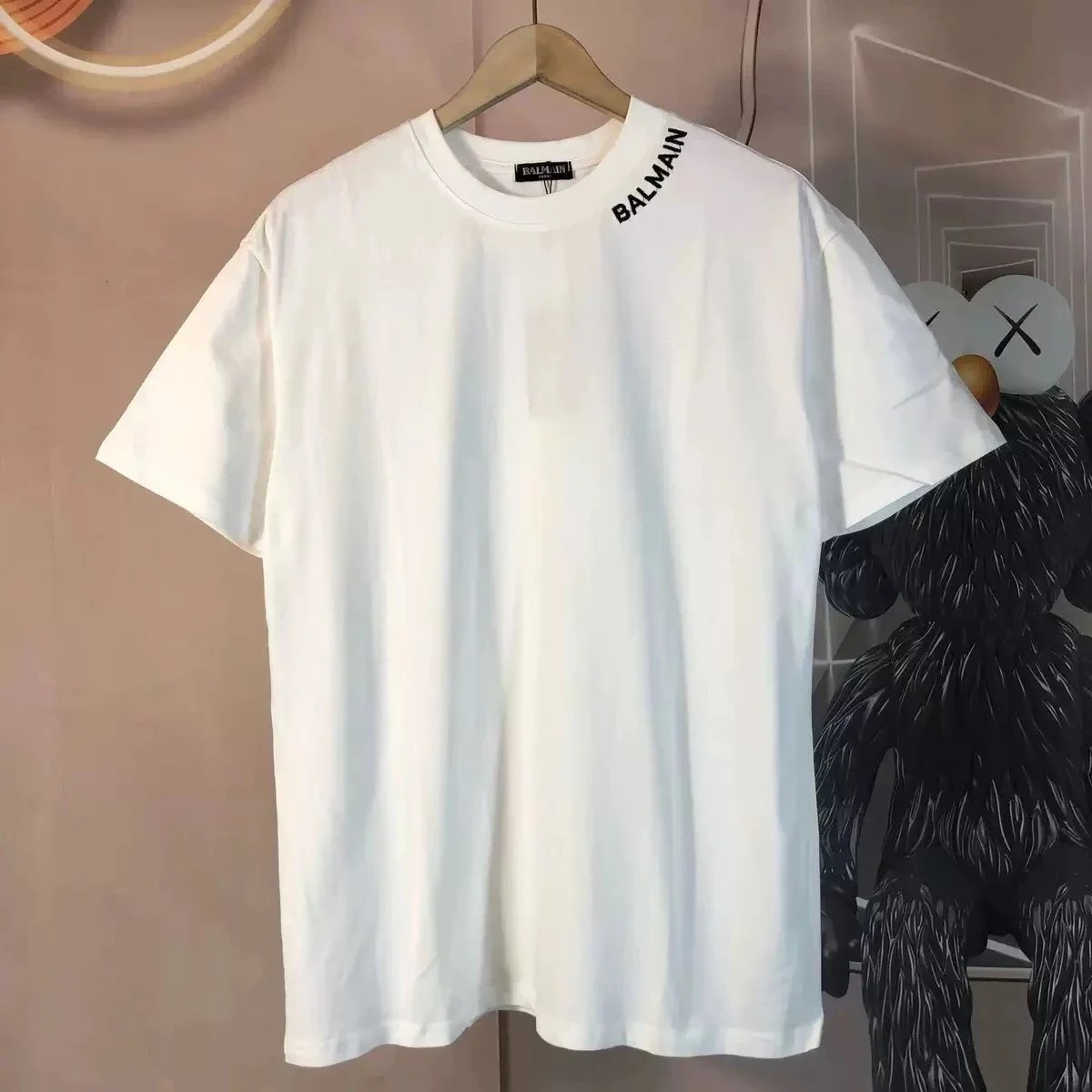 Balmain T-Shirts Short-sleeve logo-print crew-neck T-shirt product image