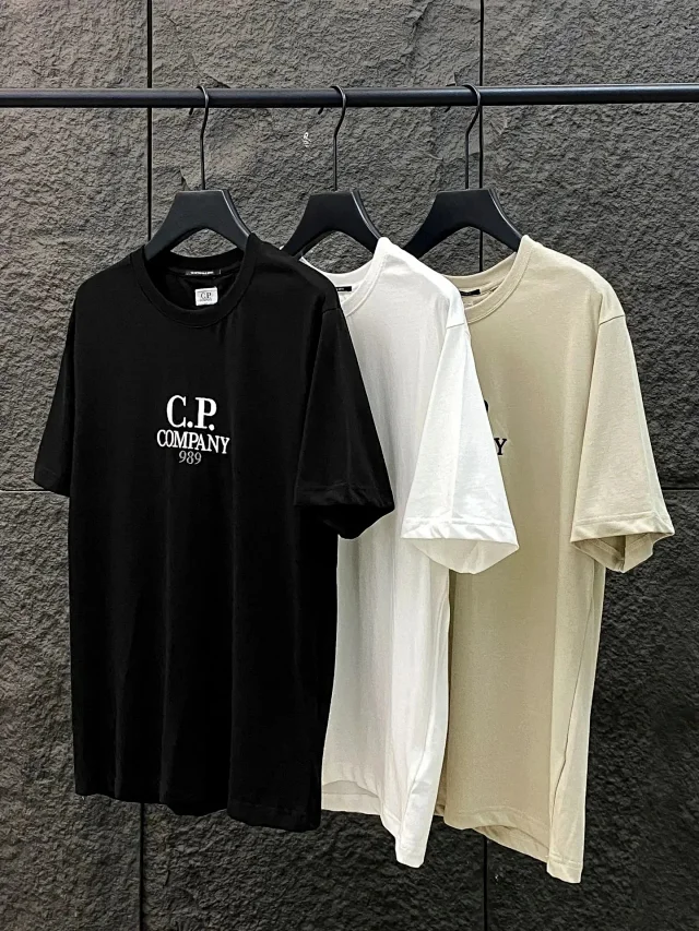 C.P. Company T-Shirts Lens Detail Crew Neck T-Shirt product detail image 7