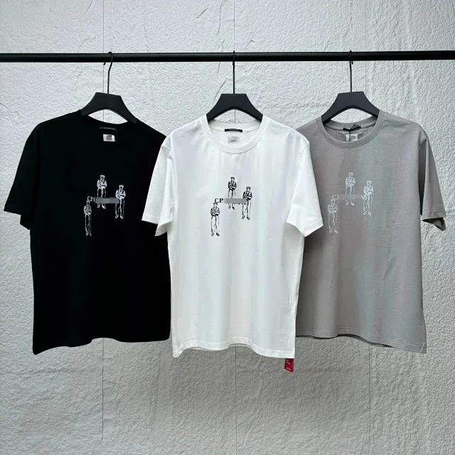 C.P. Company T-Shirts Lens Detail Crew Neck T-Shirt product detail image 10