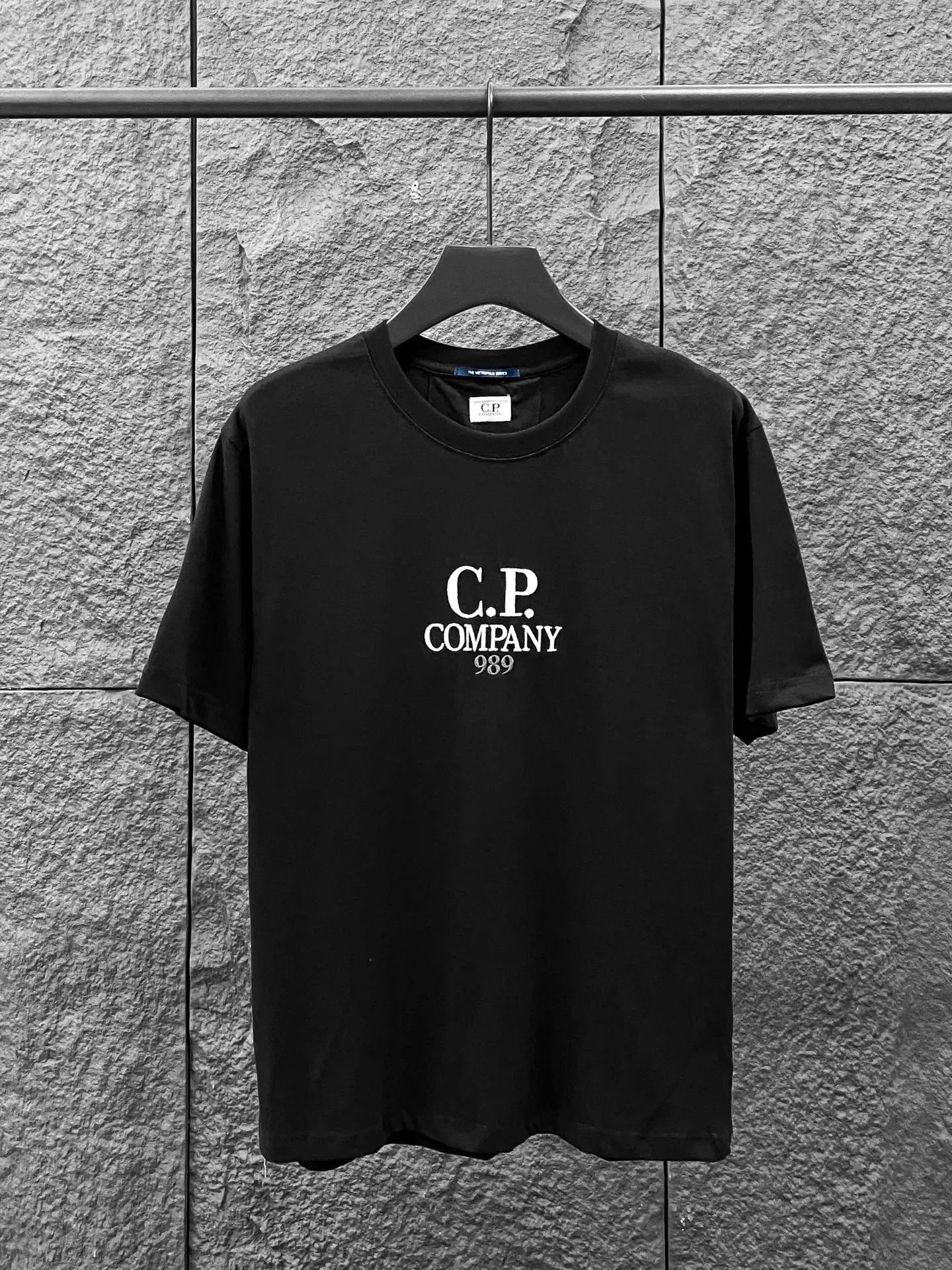 C.P. Company T-Shirts Lens Detail Crew Neck T-Shirt — 9905 black