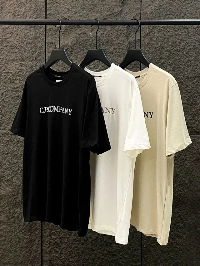 C.P. Company T-Shirts Lens Detail Crew Neck T-Shirt product detail image 8