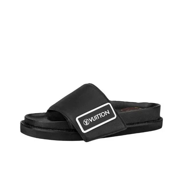 Louis Vuitton Slippers Pool Pillow Mules — 1A93SI Black