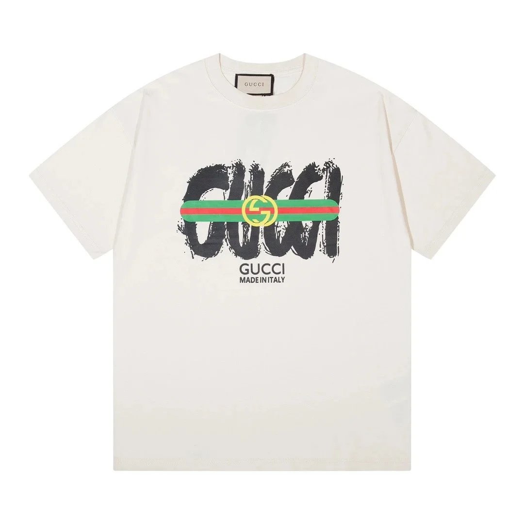 Gucci T-Shirts Crewneck Logo Graphic — 5