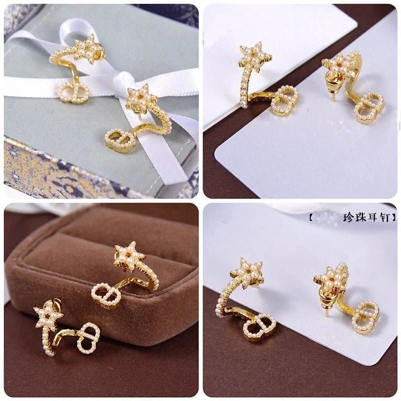 Unbranded Jewelry Gold-Tone Crystal Double-Loop Design — 4