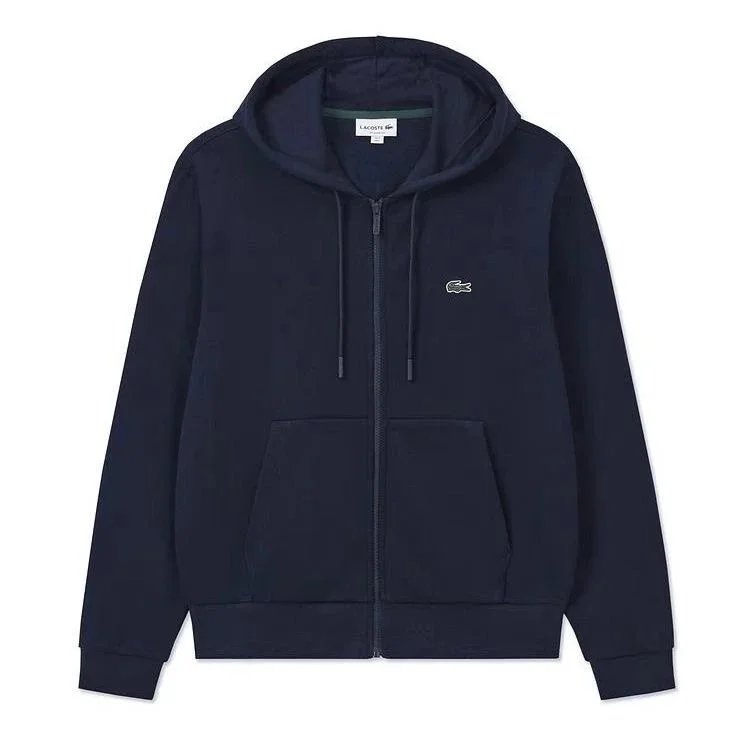 Lacoste Tracksuits Crocodile-logo hooded zip tracksuit image 4