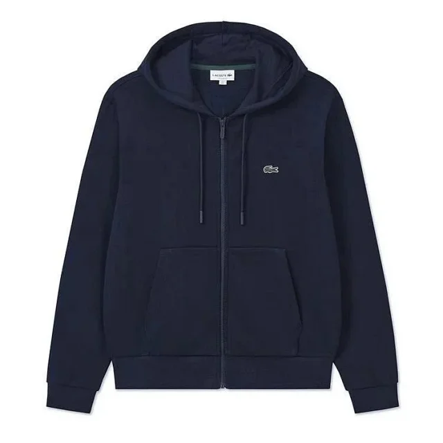 Lacoste Tracksuits Crocodile-logo hooded zip tracksuit product detail image 3