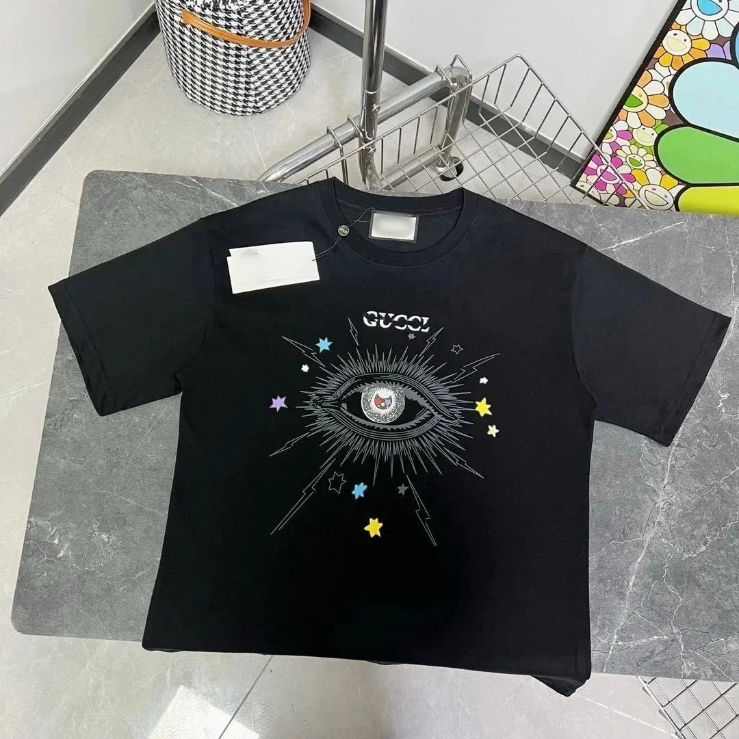 Gucci T-Shirts Short-Sleeve Graphic Print — 20
