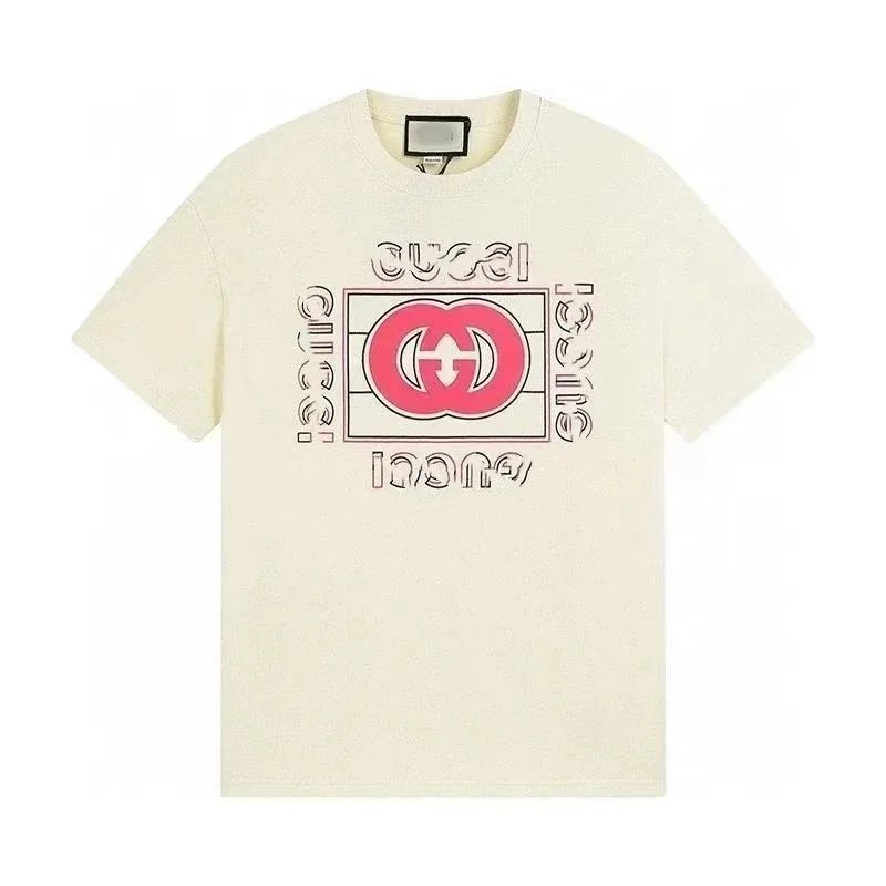 Gucci T-Shirts Short-Sleeve Graphic Print — 37