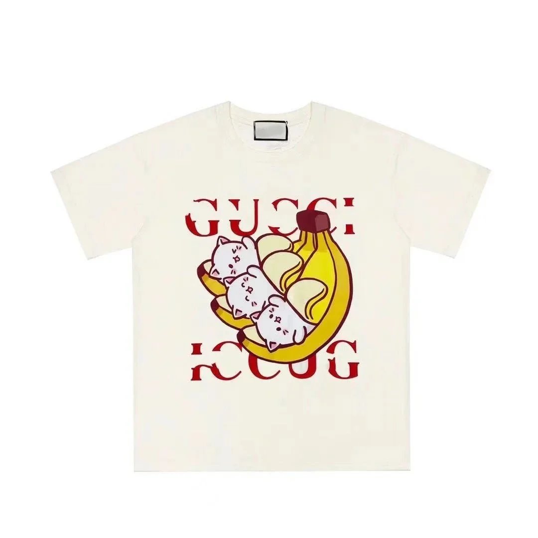 Gucci T-Shirts Short-Sleeve Graphic Print — 40