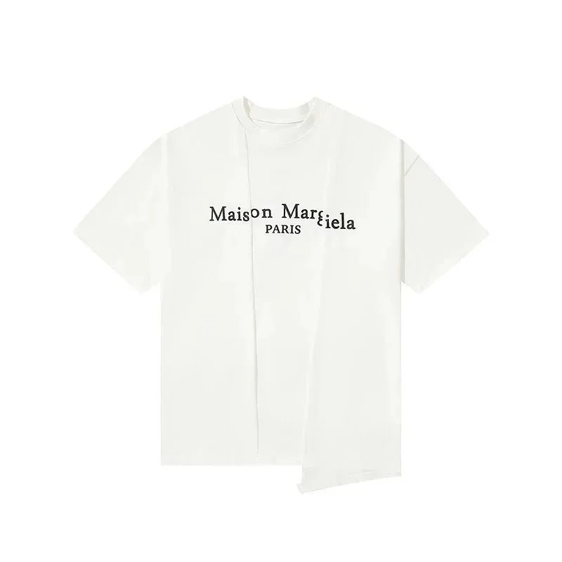 Maison Margiela T-Shirts Short-Sleeve Numeric Logo Graphic Print — 40
