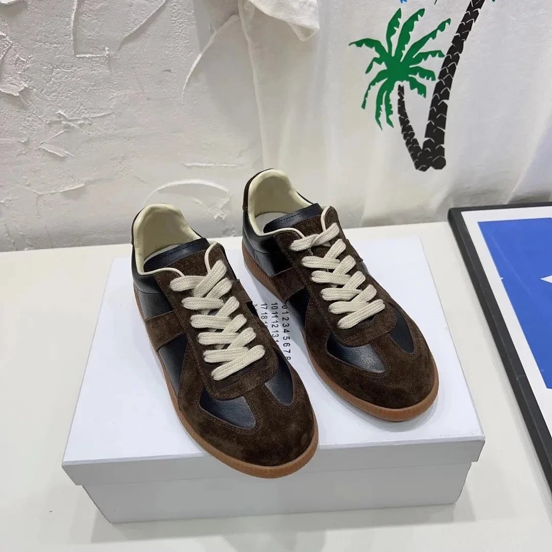 Unbranded Sneakers Low-top lace-up retro with gum soles — 52