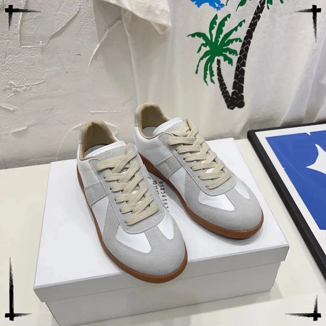 Unbranded Sneakers Low-top lace-up retro with gum soles — 33