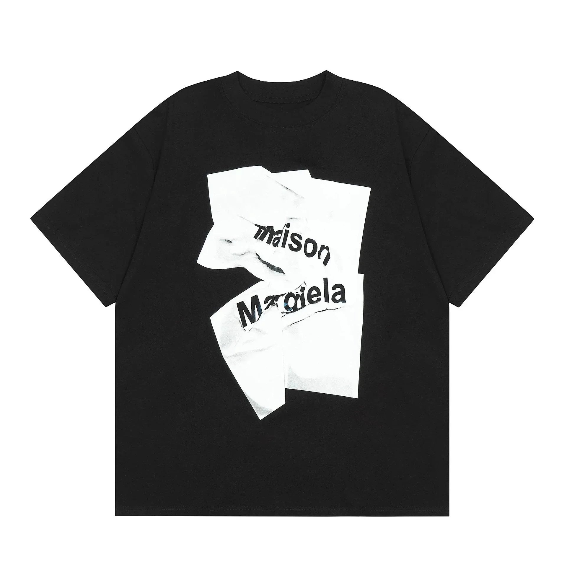 Maison Margiela T-Shirts Short-Sleeve Numeric Logo Graphic Print — 7