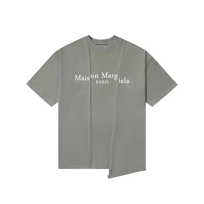 Maison Margiela T-Shirts Short-Sleeve Numeric Logo Graphic Print — 39
