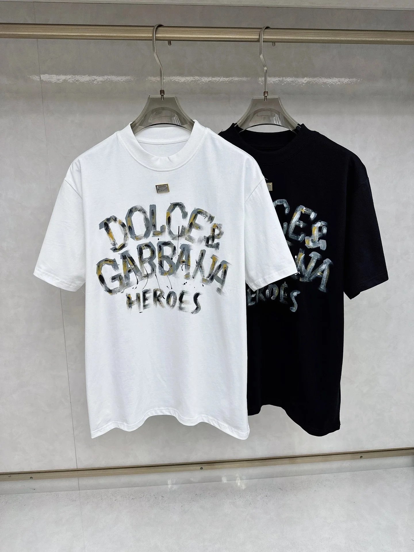 Dolce & Gabbana T-Shirts Logo graphic short-sleeve T-shirt — 37