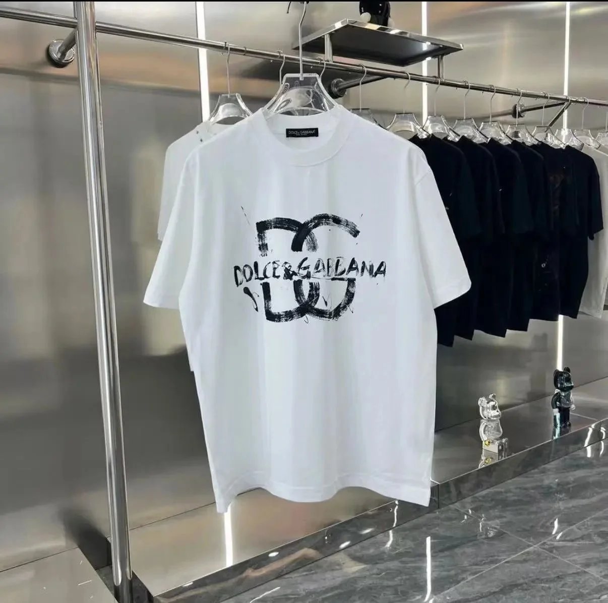Dolce & Gabbana T-Shirts Logo graphic short-sleeve T-shirt — 32
