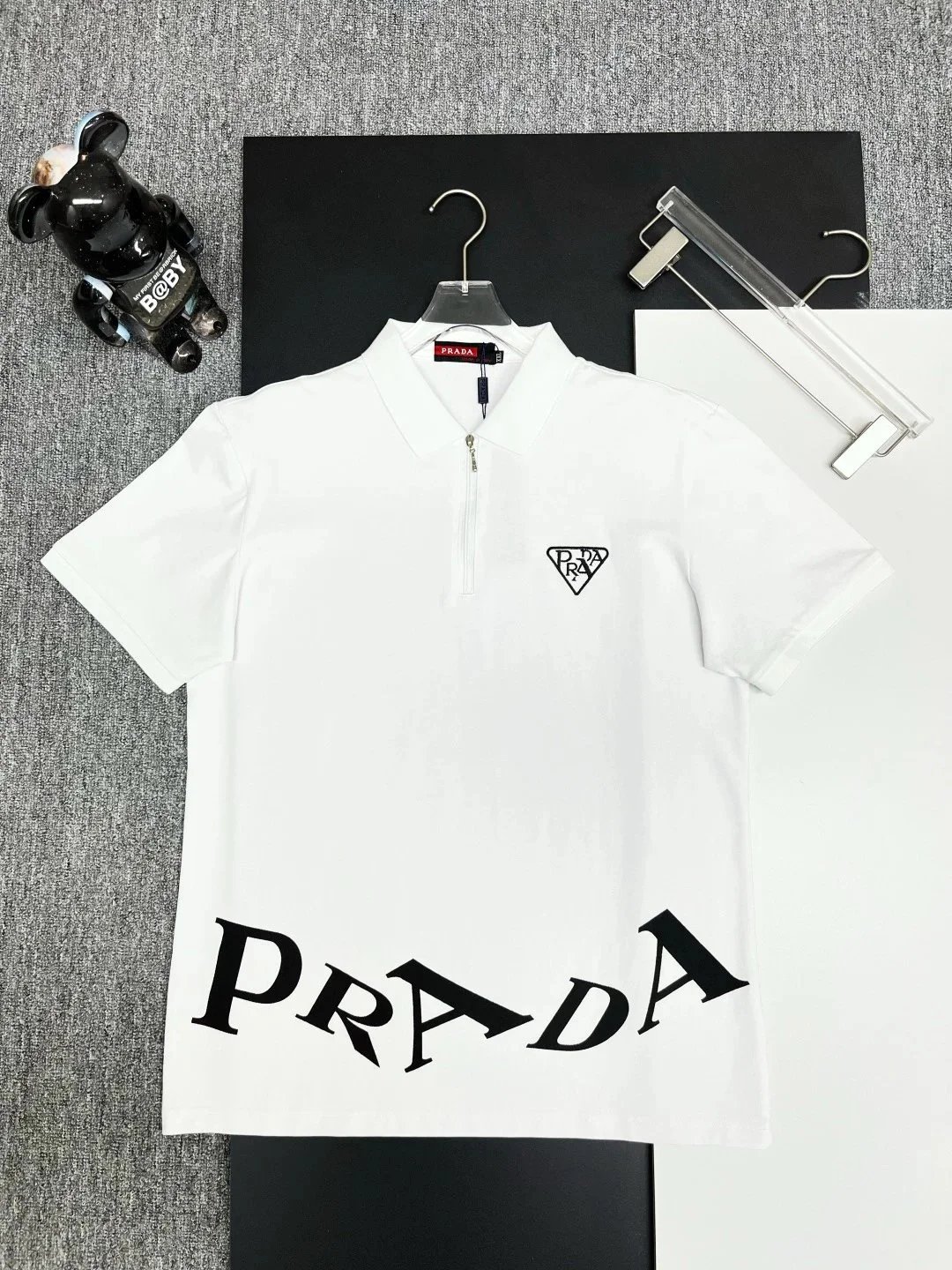 Prada Shirts Short-Sleeve Polo Shirt — 33