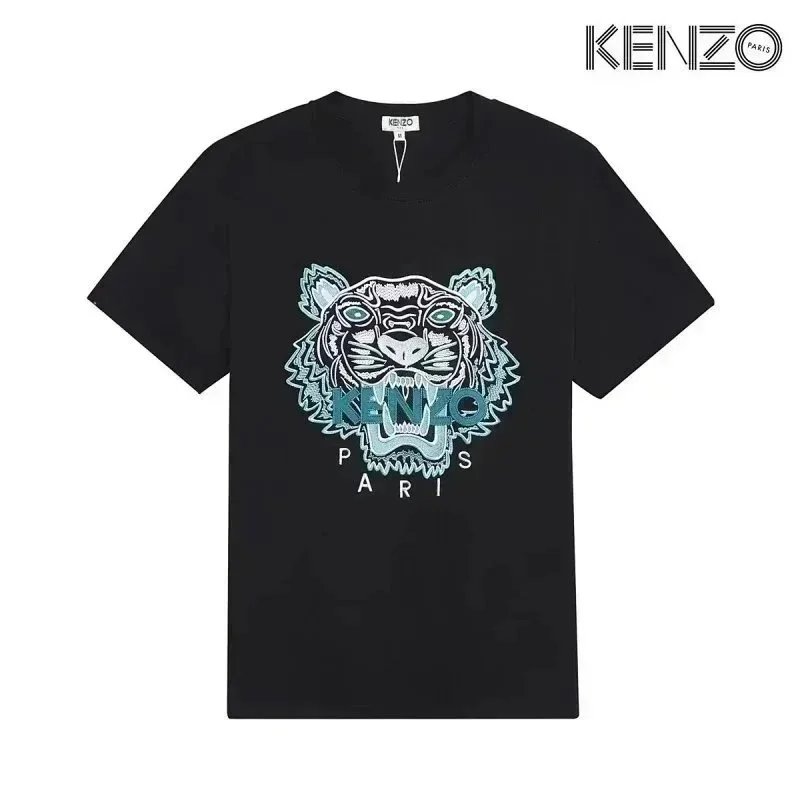 KENZO T-Shirts Tiger Head Graphic — D5-(laogao)024