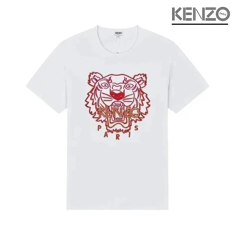 KENZO T-Shirts Tiger Head Graphic — D5-(laogao)032