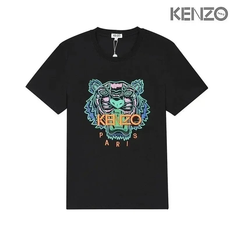 KENZO T-Shirts Tiger Head Graphic — D5-(laogao)001