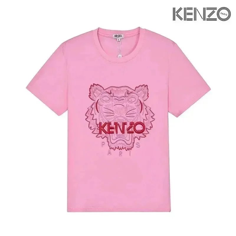 KENZO T-Shirts Tiger Head Graphic — D5-(laogao)015