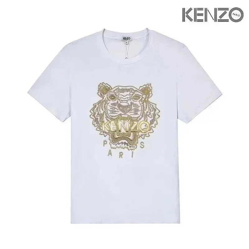 KENZO T-Shirts Tiger Head Graphic — D5-(laogao)006