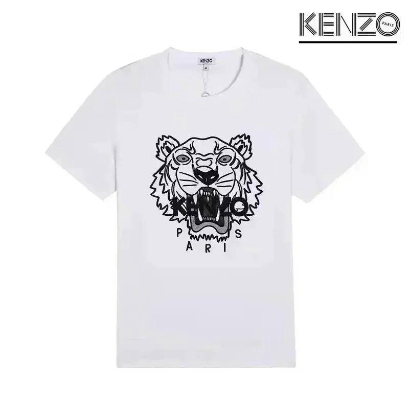 KENZO T-Shirts Tiger Head Graphic — D5-(laogao)028