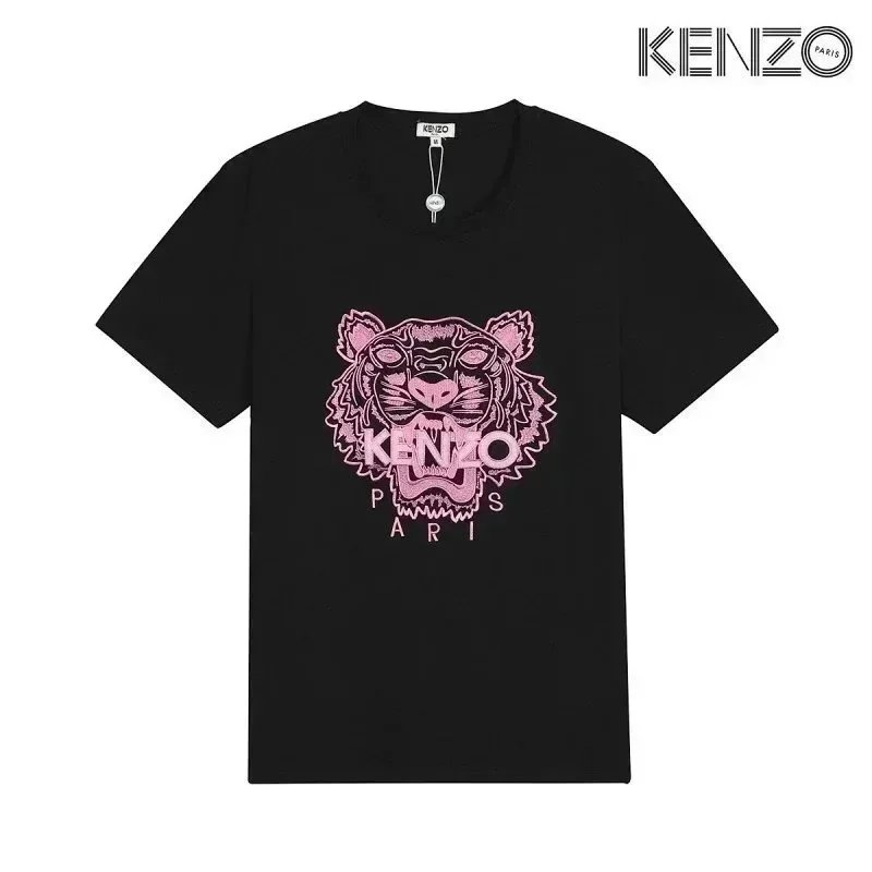 KENZO T-Shirts Tiger Head Graphic — HTDX-001