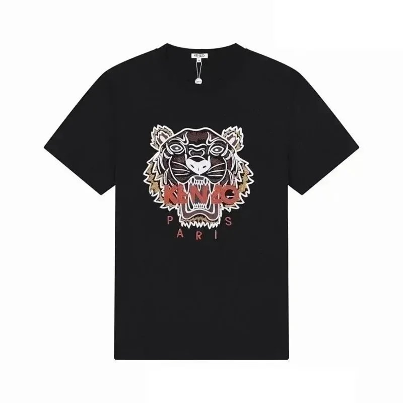 KENZO T-Shirts Tiger Head Graphic — D5-(laogao)009
