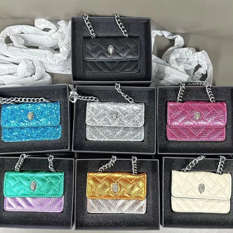 Kurt Geiger Crossbody Bags Mini Kensington quilted chain bag image 5