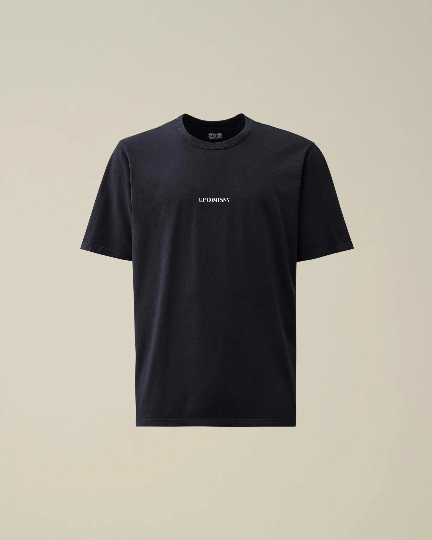 C.P. Company T-Shirts Lens Detail Crew Neck T-Shirt — 9002 sapphire blue