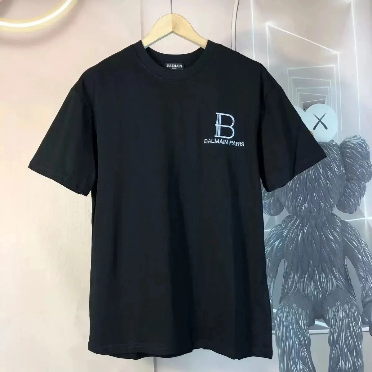Balmain T-Shirts Short-sleeve logo-print crew-neck T-shirt product image
