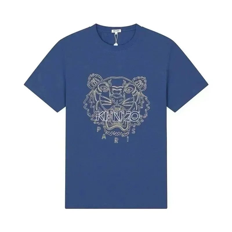KENZO T-Shirts Tiger Head Graphic — D5-(laogao)008