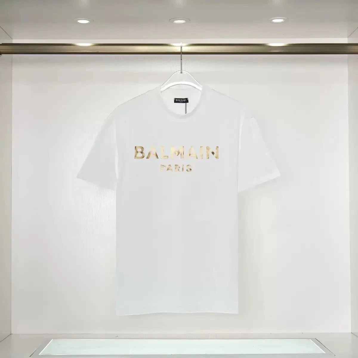 Balmain T-Shirts Short-sleeve logo-print crew-neck T-shirt product image