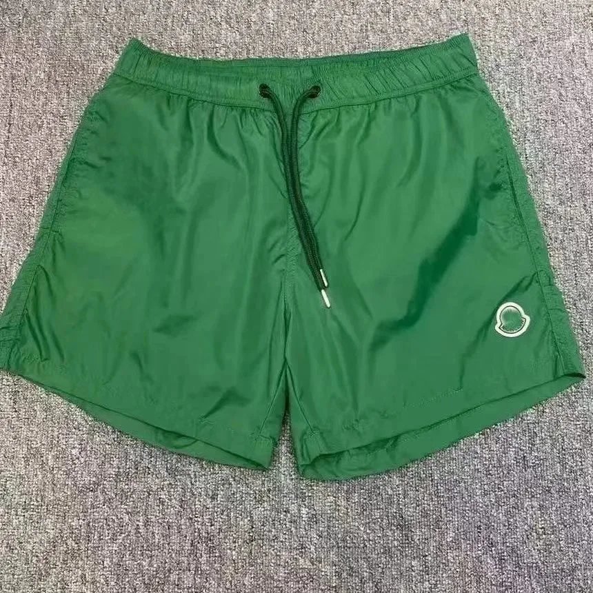 Prada Swimwear Drawstring Swim Shorts with Triangle Logo Patch — 16