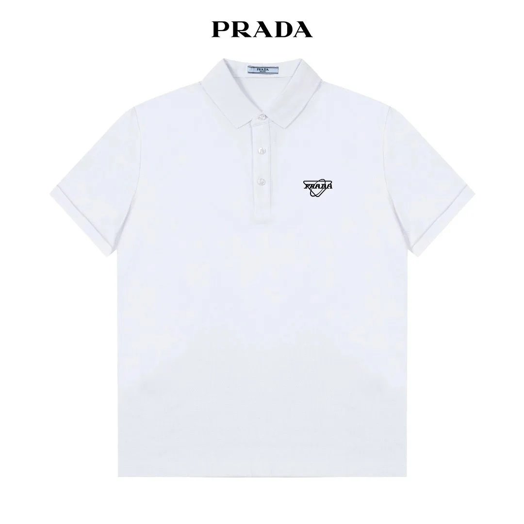 Prada Shirts Short-Sleeve Polo Shirt — 11