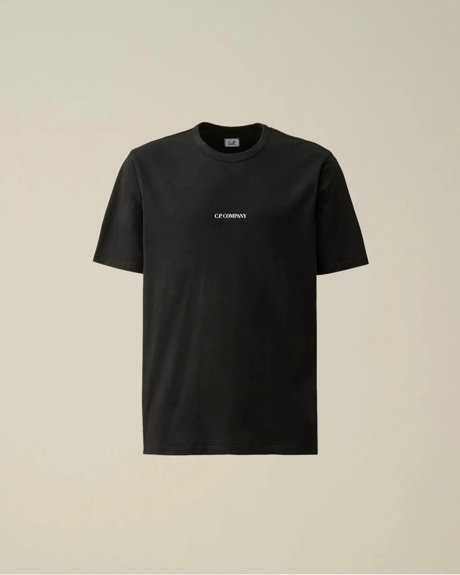 C.P. Company T-Shirts Lens Detail Crew Neck T-Shirt — 9002 black