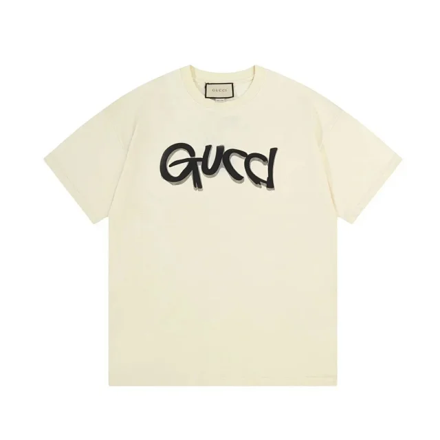 Gucci T-Shirts Crewneck Logo Graphic product detail image 5