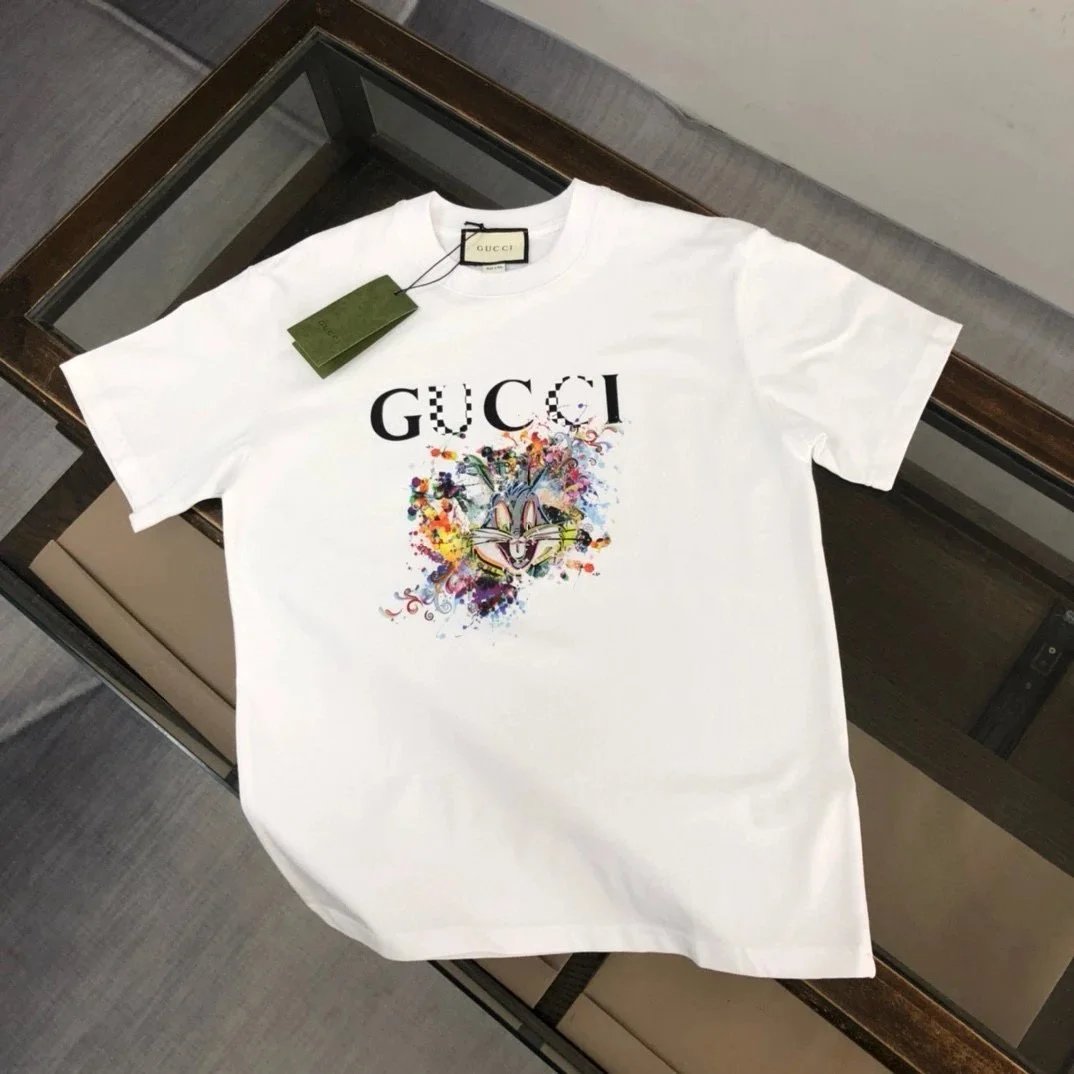 Gucci T-Shirts Crewneck Logo Graphic — 23