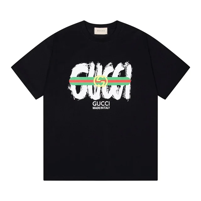 Gucci T-Shirts Crewneck Logo Graphic product detail image 3