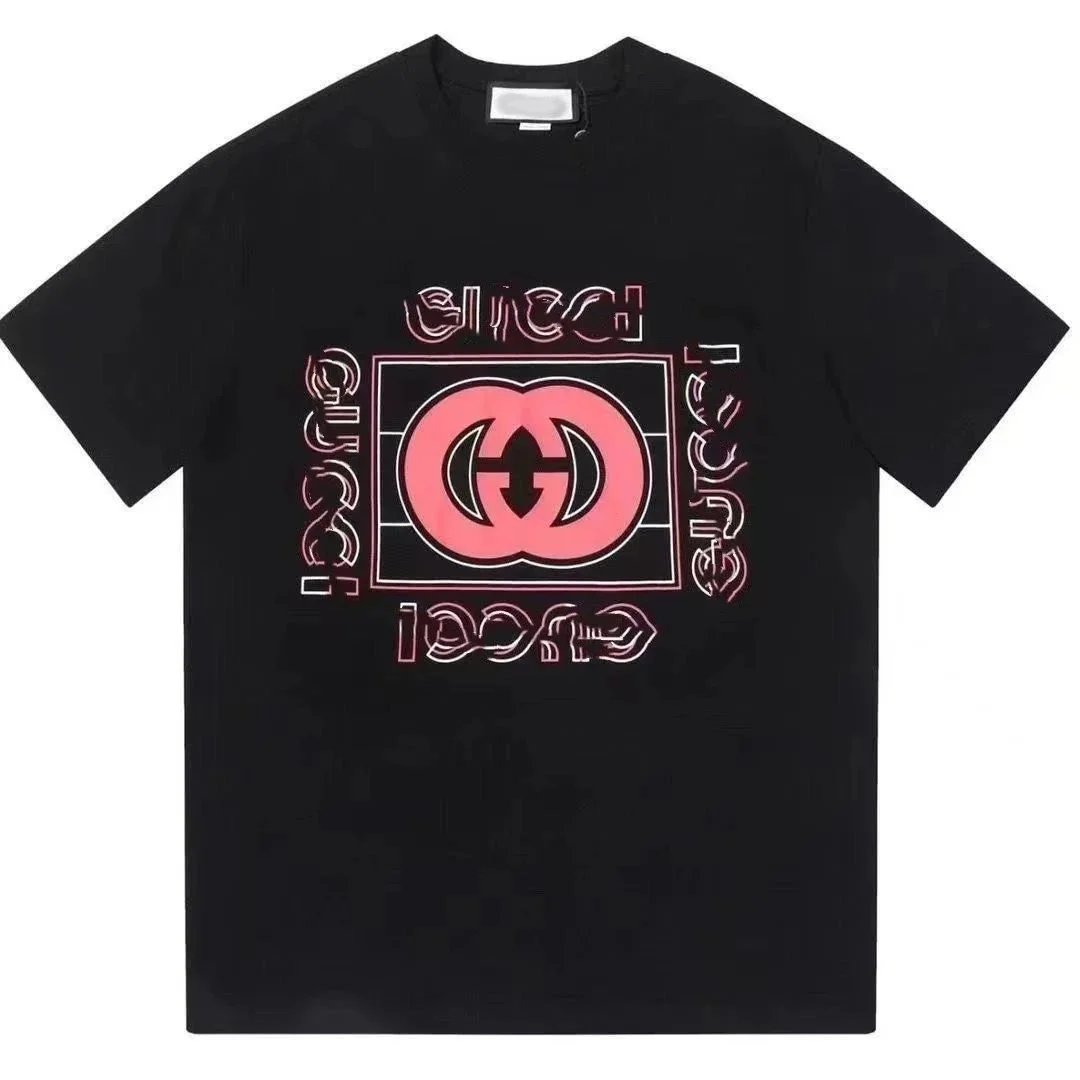 Gucci T-Shirts Short-Sleeve Graphic Print — 36