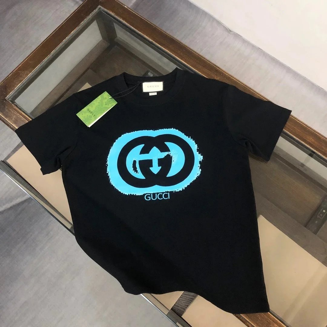 Gucci T-Shirts Crewneck Logo Graphic — 33