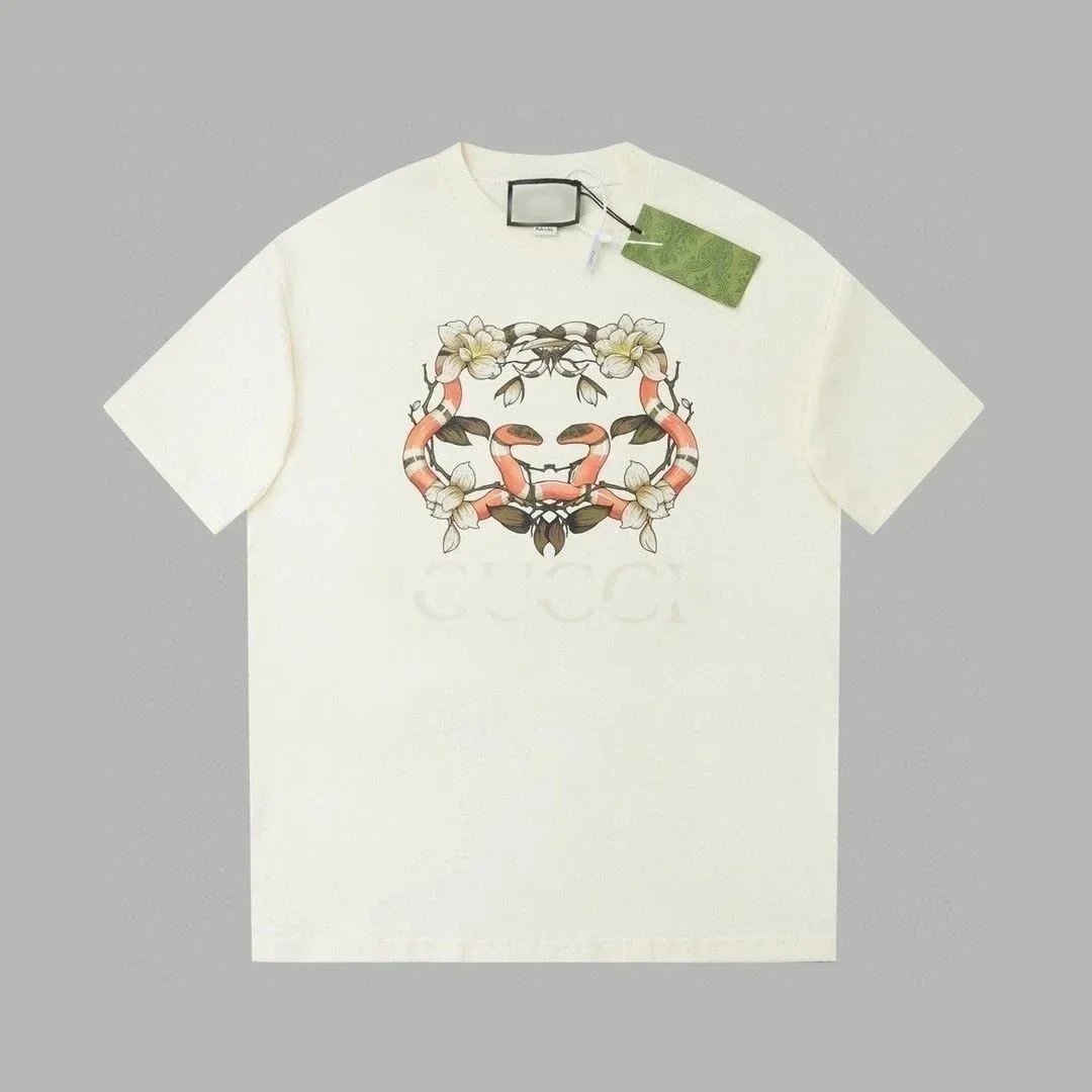 Gucci T-Shirts Short-Sleeve Graphic Print — 04