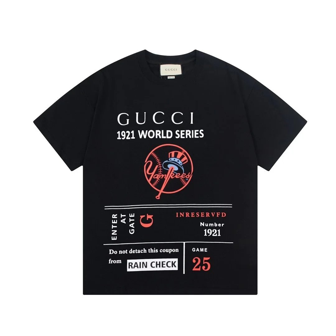 Gucci T-Shirts Crewneck Logo Graphic — 7