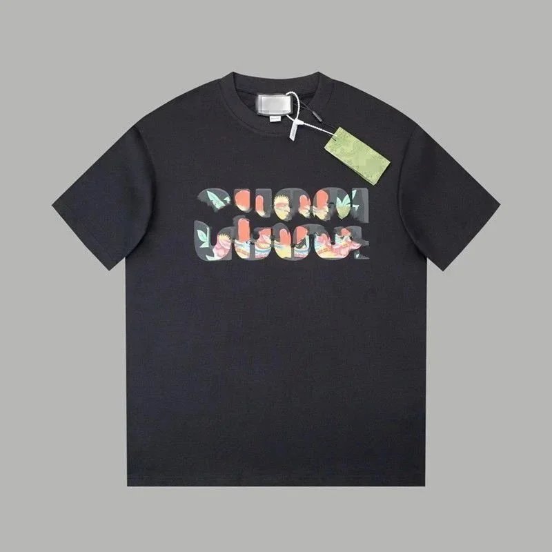 Gucci T-Shirts Short-Sleeve Graphic Print — 38